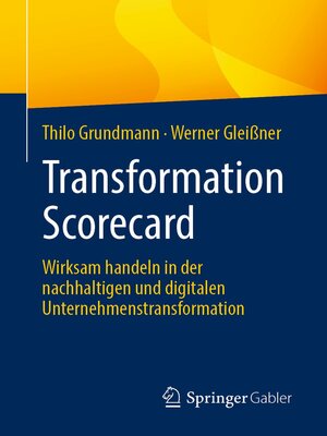 cover image of Transformation Scorecard